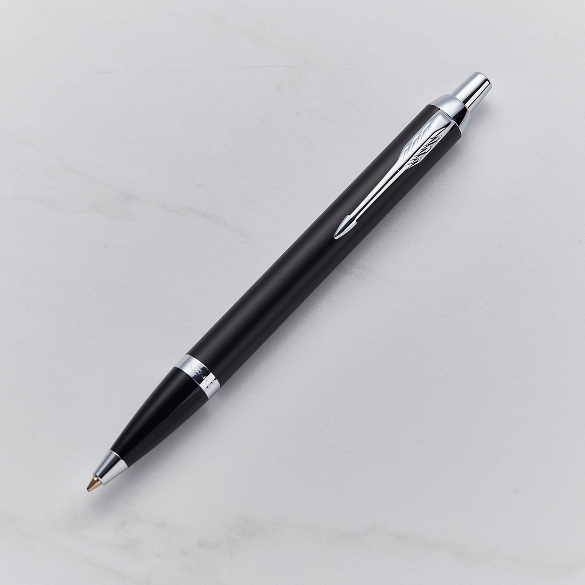 personalised Parker IM Ballpoint Pen - Matt Black