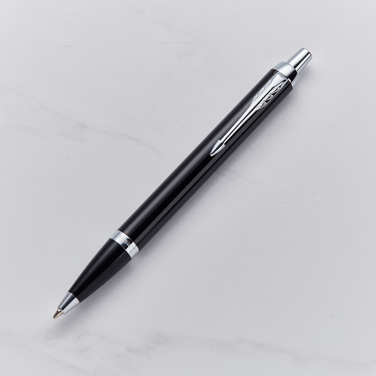 personalised Parker IM Ballpoint Pen - Solid Black