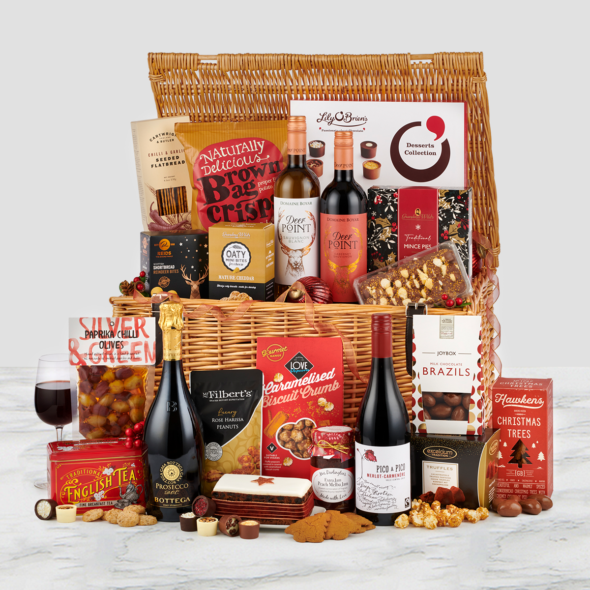 personalised The Christmas Pantry Hamper