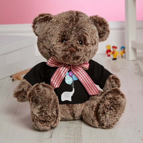 personalised 'Birthday Elephant' Coco Teddy Bear