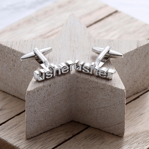 personalised usher cufflinks