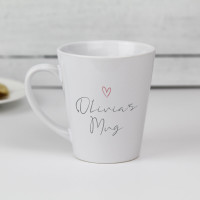 Personalised Latte Mug