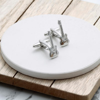 personalised guitar cufflinks