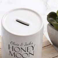 personalised Honeymoon Fund Personalised Money Box