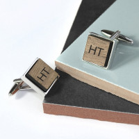 personalised initials cufflinks