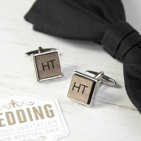 personalised initials cufflinks