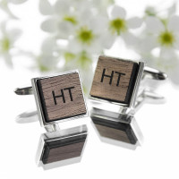 personalised initials cufflinks