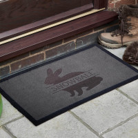 personalised Rabbit Doormat