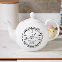 personalised Time for Tea Pot Belly Teapot