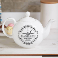 personalised Time for Tea Pot Belly Teapot
