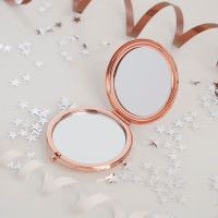 Rose Gold Initial Mirror