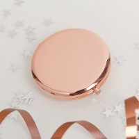 Rose Gold Initial Mirror